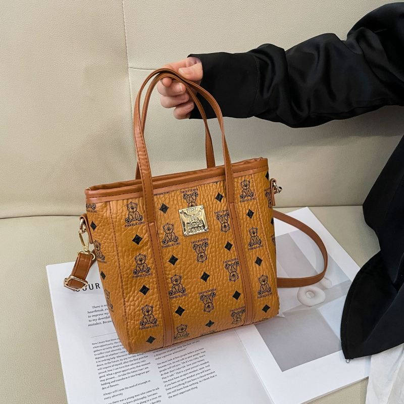 Torba za rame od meke PU kože, velika kapaciteta, cyber-funkcionalni stil, zatvarač, džep za telefon, dvostruke naramenice