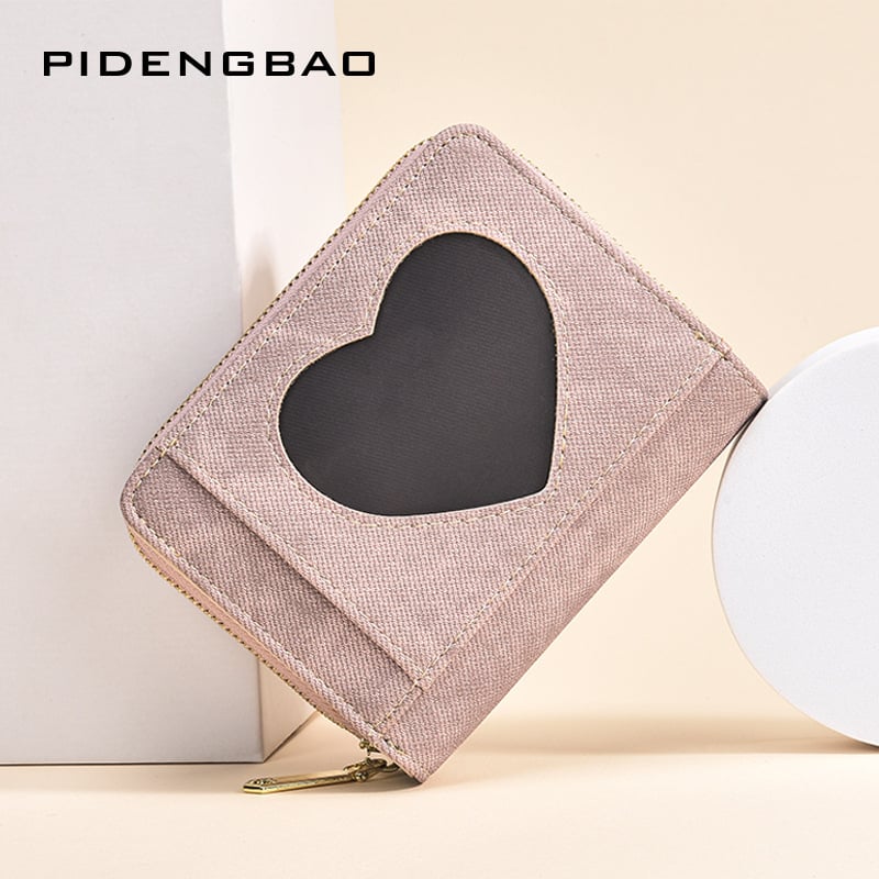 Ženski PU novčanik, korejski stil, imitacija denima, velik kapacitet, džep sa zatvaračem za novčiće