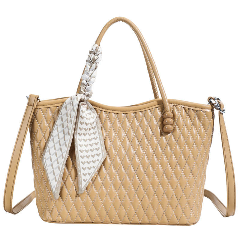 PU ženska torba, Water Bucket stil, oblik kade, zatvarač, podstava poliester, jednodijelni remen, izlazak jesen 2025