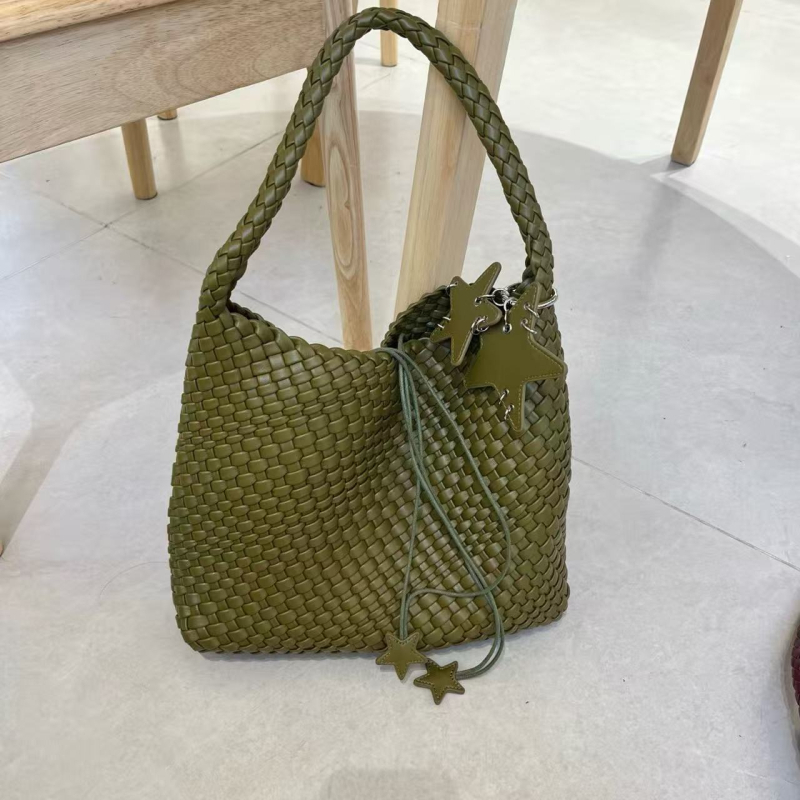 Ručna tkanа Tote torba - PU koža, gradski minimalistički stil, oblik kofera, magnetsko zatvaranje, jednoručna naramenica