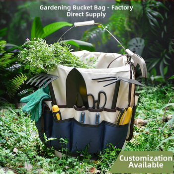 Τσάντα εργαλείων κήπου, συμβατή με κουβά, από Oxford ύφασμα, πολλαπλών στρώσεων αδιάβροχη