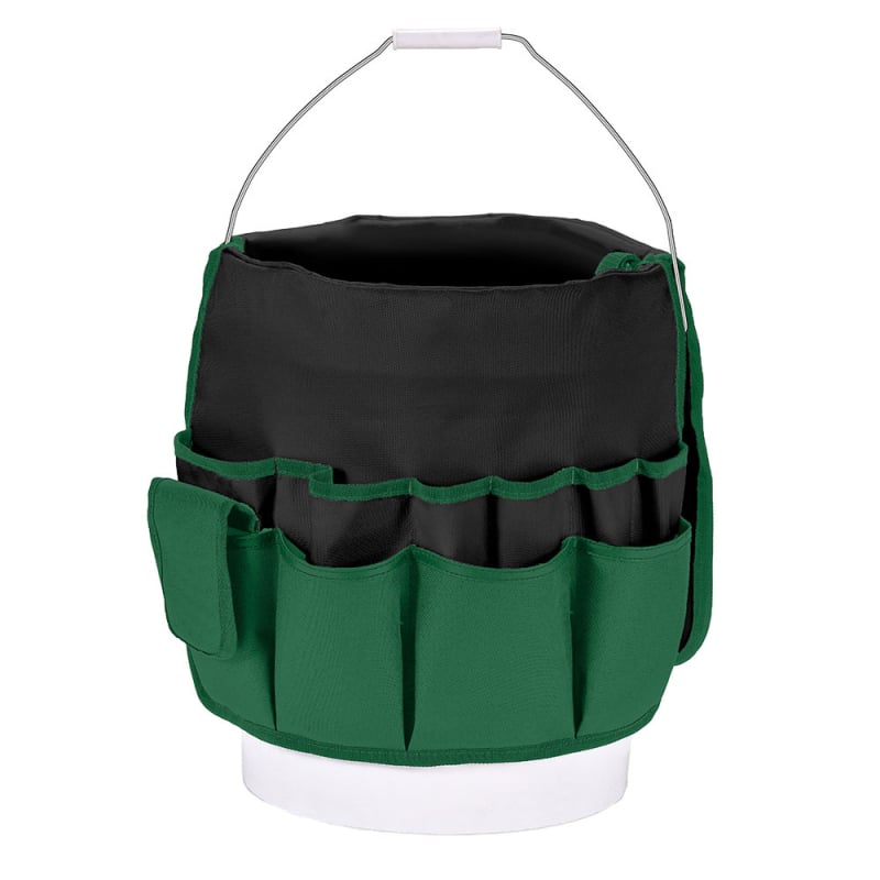 Τσάντα εργαλείων κήπου, συμβατή με κουβά, από Oxford ύφασμα, πολλαπλών στρώσεων αδιάβροχη