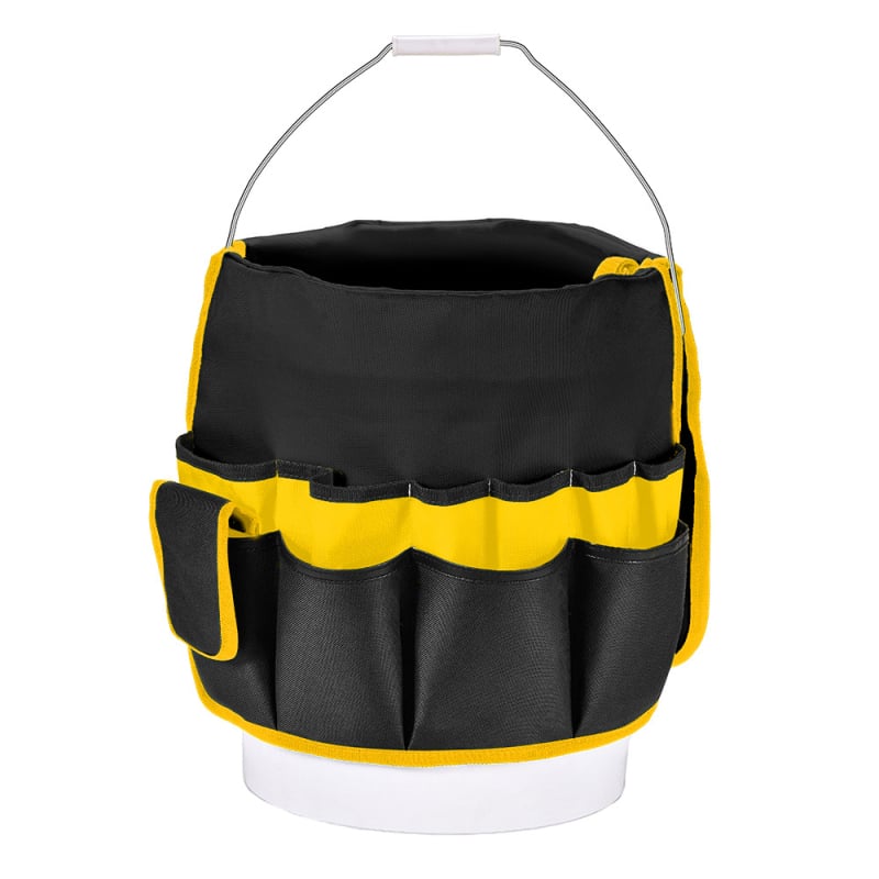 Τσάντα εργαλείων κήπου, συμβατή με κουβά, από Oxford ύφασμα, πολλαπλών στρώσεων αδιάβροχη