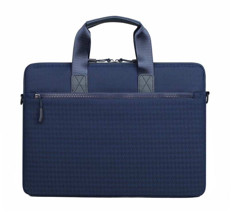 Torba za laptop s uzorkom houndstooth, crossbody remenom, prozračan Oxford materijal, podstava poliester, jesen 2025