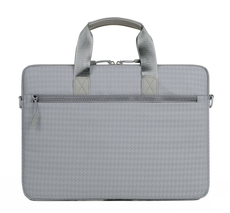 Torba za laptop s uzorkom houndstooth, crossbody remenom, prozračan Oxford materijal, podstava poliester, jesen 2025