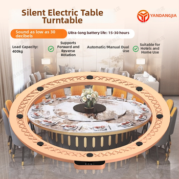 Elektromos forgó alap étkezőasztalhoz, érintéses vezérléssel és vezeték nélküli forgással (Anyag: műanyag; Márka: Haidis; Modell Nip-154; Termék kódja: Wpl265; Tömeg: 5 kg)