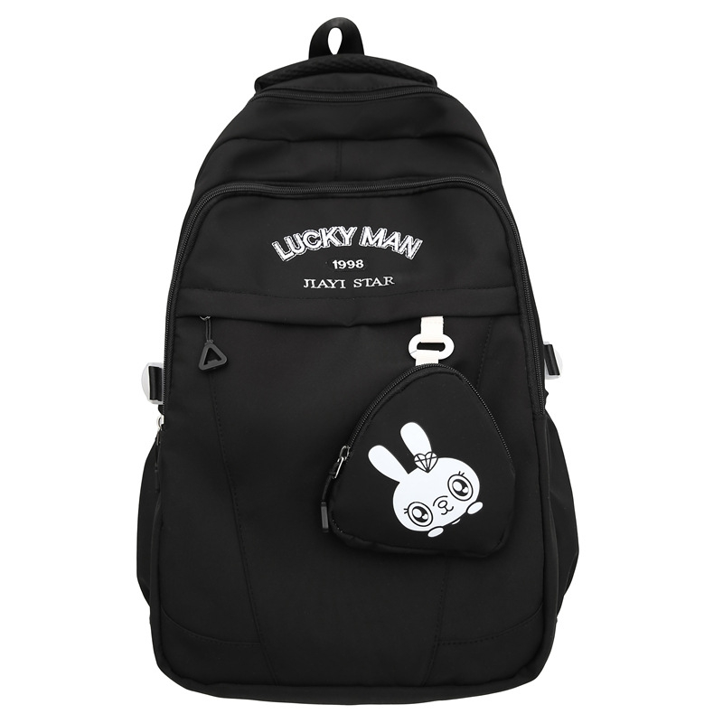 Goupeng σχολική τσάντα πλάτης από Oxford ύφασμα, επένδυση νάιλον, κλείσιμο με φερμουάρ, αδιάβροχη και ανθεκτική στη φθορά, μεγάλης χωρητικότητας