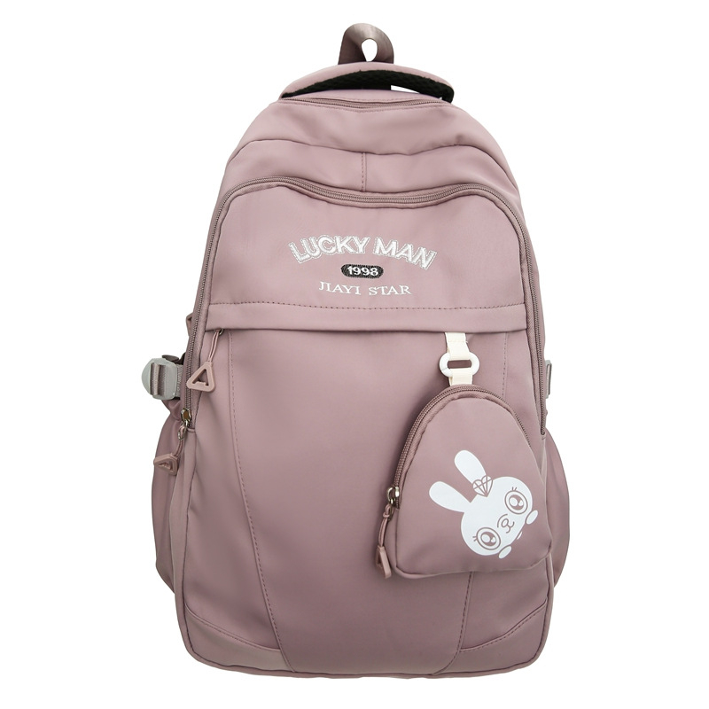 Goupeng σχολική τσάντα πλάτης από Oxford ύφασμα, επένδυση νάιλον, κλείσιμο με φερμουάρ, αδιάβροχη και ανθεκτική στη φθορά, μεγάλης χωρητικότητας