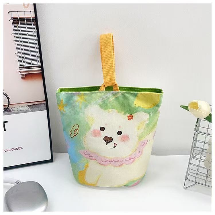 Torba tipa kofer, unisex stil, platna tkanina, podstava od platna, magnetska zatvarač, svakodnevna upotreba