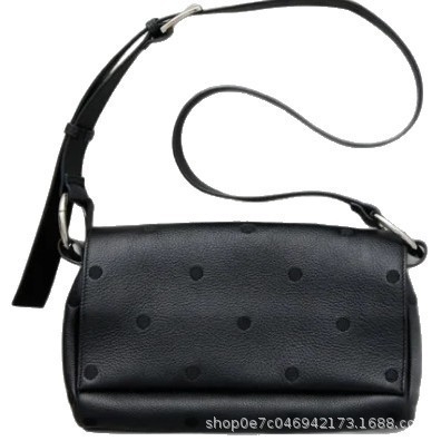 Ženska crossbody torba, europsko-američki retro stil, PU koža, vertikalno kvadratni oblik, zatvaranje preklopom