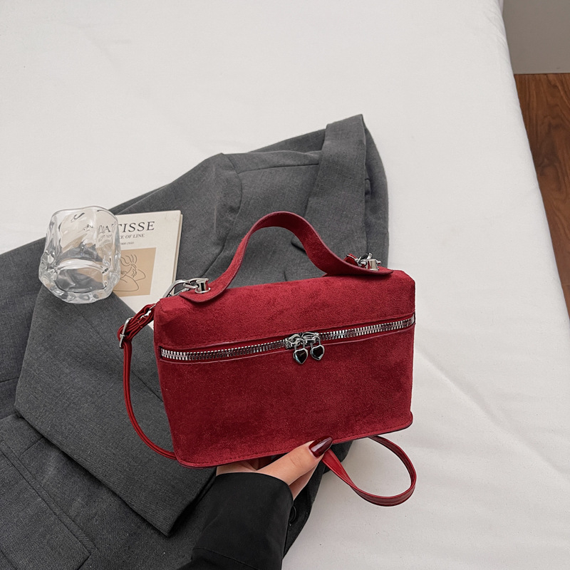 Crossbody torba – mala kvadratna, PU, gradski minimalistički stil, zatvarač, vodoravni oblik, poliester podstava, džep za dokumente