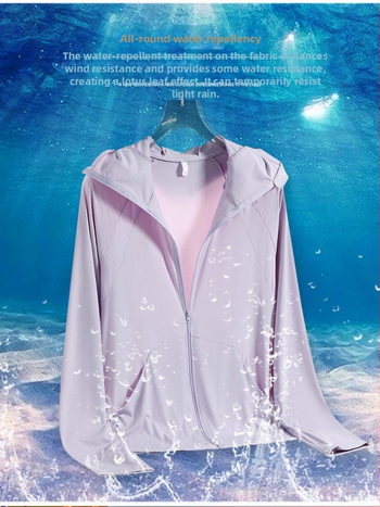 Unisex vanjska windbreaker jakna s kapuljačom, UPF50+ zaštita od sunca, lagana, prozračna, otporna na vjetar