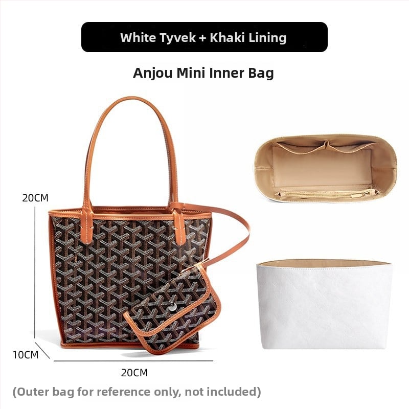 Geantă interioară pentru Goyard Anjou tote, design respirabil, lansare primăvara 2025, material: Alt, cutie: 1 bucată.