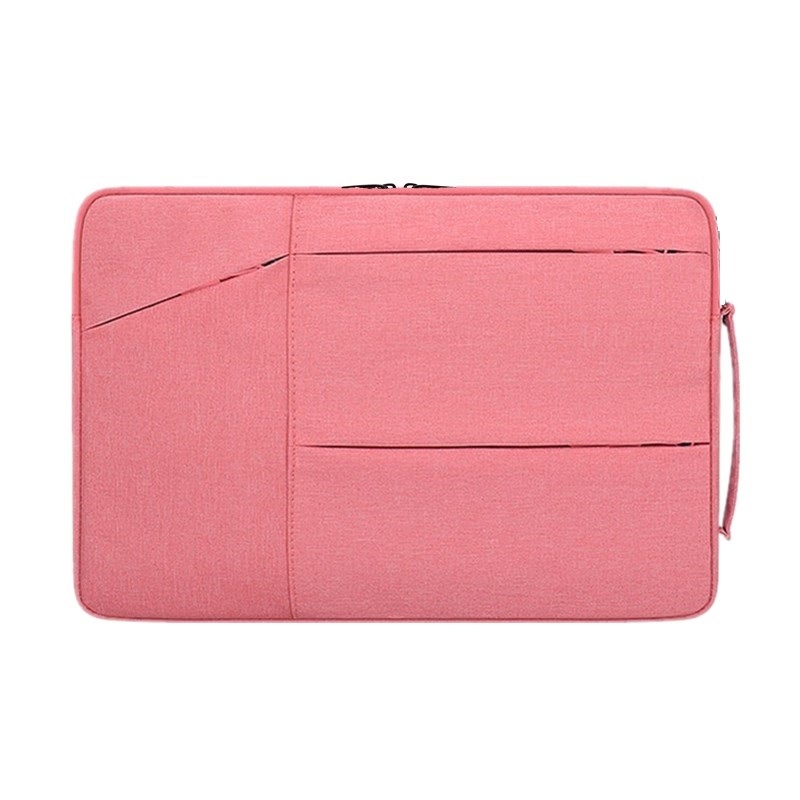 Husă pentru laptop cu buzunare interioare — polyester, fermoar, căptușeală, rezistentă la apă, anti-furt, design ușor; compatibilă cu laptopuri și tablete