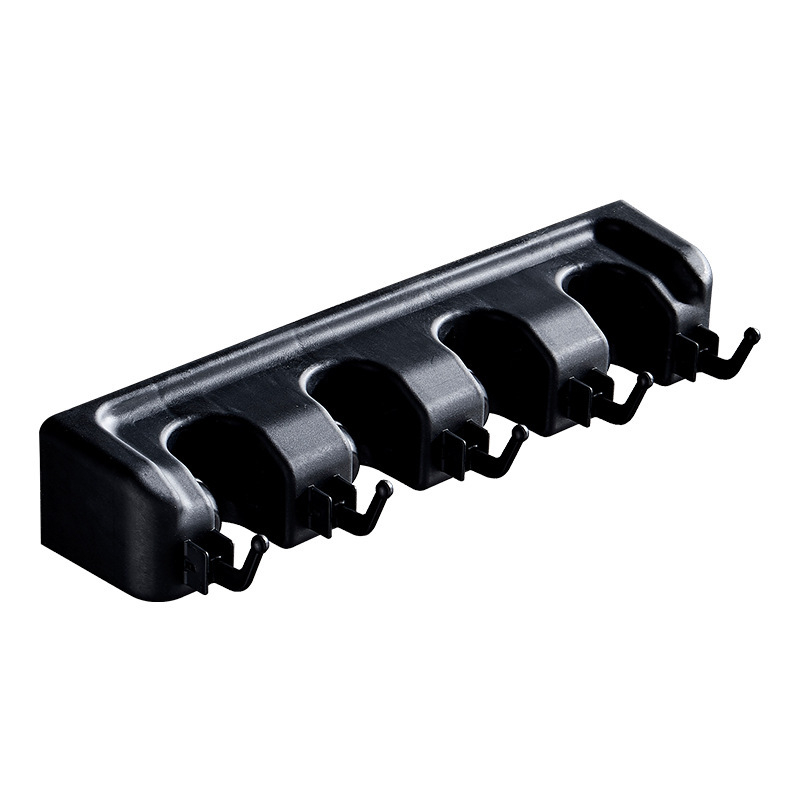 Държач за метла и моп за баня, пластмасова закачалка, клип за моп, стенен държач, модерен стил