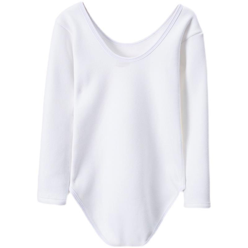 Dječji baletni bazni top, pamuk i elastan 6%, bez ovratnika, za djecu do 17 godina, pogodan za plesne kostime