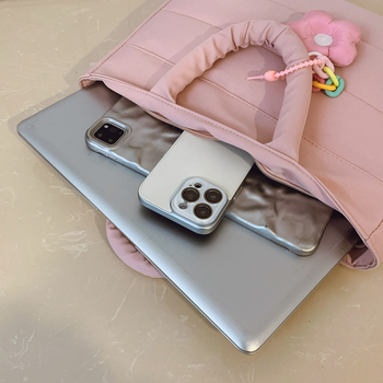 Koreai stílusú női kézitáska notebookhoz — nylon; vízálló; ultra könnyű; légáteresztő; kopásálló