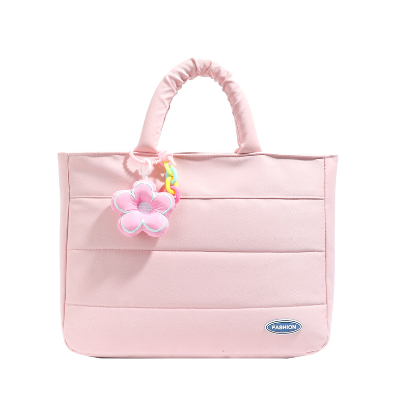 Koreai stílusú női kézitáska notebookhoz — nylon; vízálló; ultra könnyű; légáteresztő; kopásálló