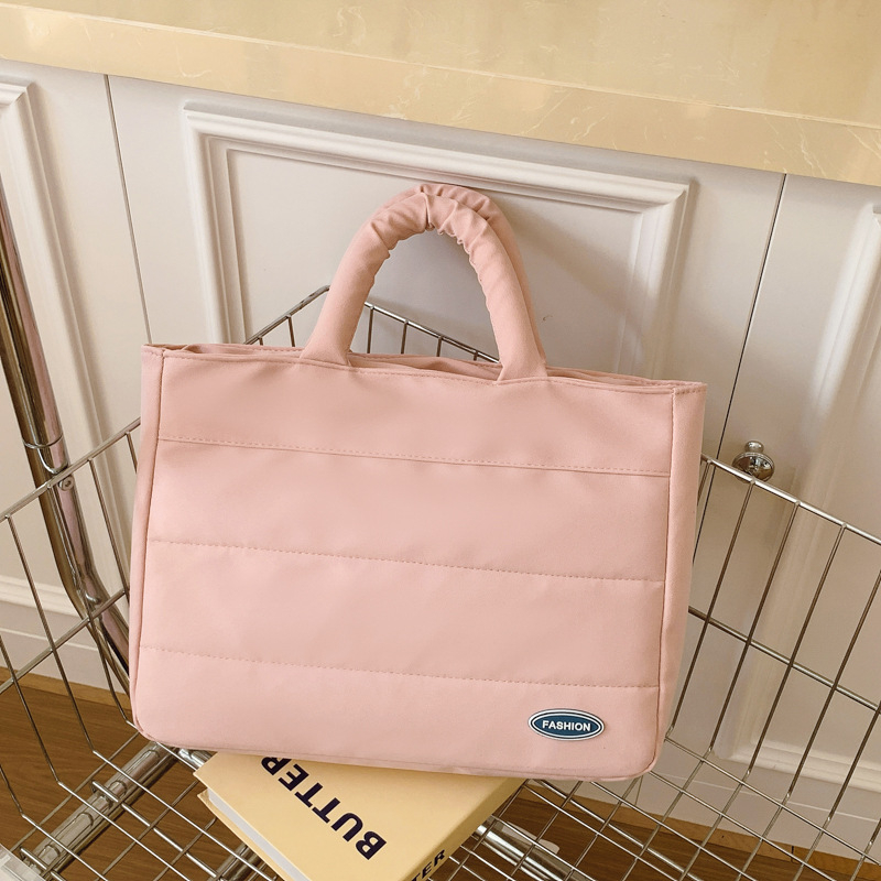 Koreai stílusú női kézitáska notebookhoz — nylon; vízálló; ultra könnyű; légáteresztő; kopásálló