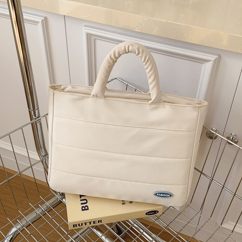 Koreai stílusú női kézitáska notebookhoz — nylon; vízálló; ultra könnyű; légáteresztő; kopásálló