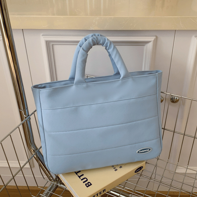 Koreai stílusú női kézitáska notebookhoz — nylon; vízálló; ultra könnyű; légáteresztő; kopásálló