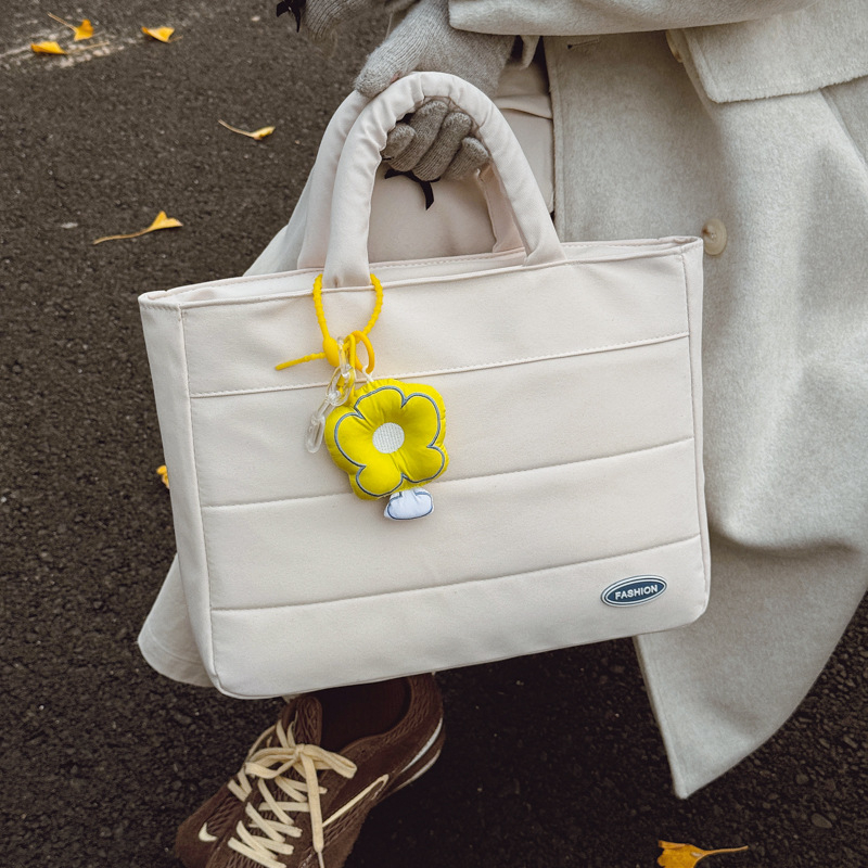 Koreai stílusú női kézitáska notebookhoz — nylon; vízálló; ultra könnyű; légáteresztő; kopásálló