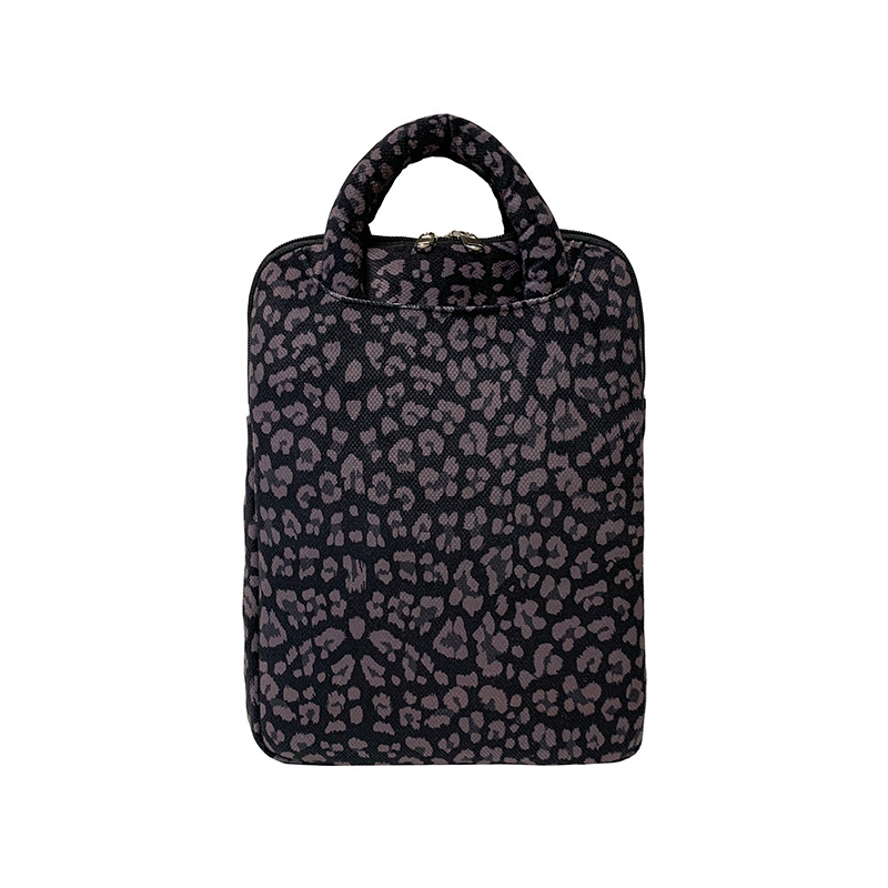 Torba za laptop i tablet s leopard printom — lagana, otporna na udarce, otporna na habanje, poliester