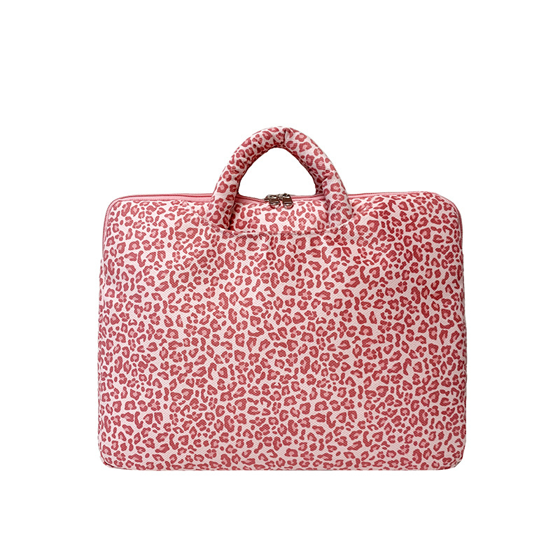 Torba za laptop i tablet s leopard printom — lagana, otporna na udarce, otporna na habanje, poliester