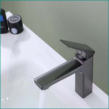 Meďová kúpeľňová batéria pre umývadlo, pod doskou, miešacia batéria, keramický diskový ventil