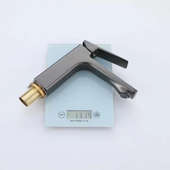 Meďová kúpeľňová batéria pre umývadlo, pod doskou, miešacia batéria, keramický diskový ventil