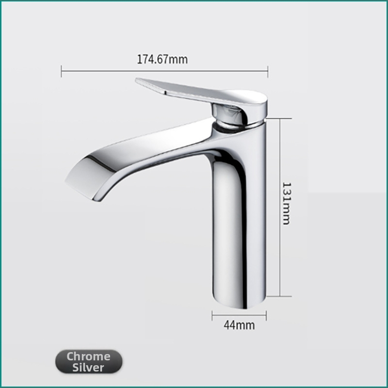 Meďová kúpeľňová batéria pre umývadlo, pod doskou, miešacia batéria, keramický diskový ventil