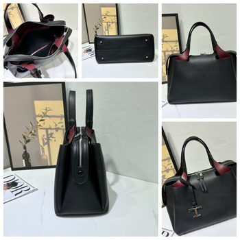 Bucket bag od prave kože s nubuk teksturom, gradski stil, zatvarač, unutarnji džep sa zipom