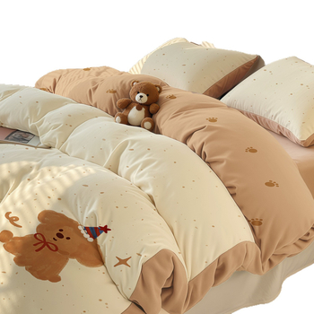 Sunny Day set lenjerie de pat, patru piese, poliester, desen animat, imprimare reactiva