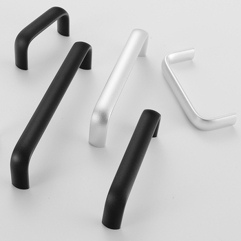 Овална алуминиева дръжка за шкаф, модел 162, East Wave, анодирано покритие, регулируемо разстояние между монтажните отвори