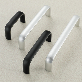 Овална алуминиева дръжка за шкаф, модел 162, East Wave, анодирано покритие, регулируемо разстояние между монтажните отвори