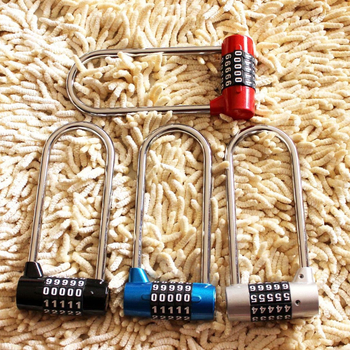 DA50-L digitális szekrényzár, 5 görgővel, test cinkötvözet, acél zárógerenda, 43 mm távolság a rudak között