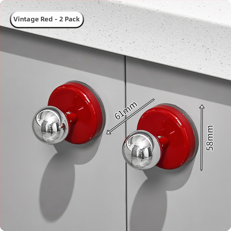 Дръжка за стъклени плъзгащи врати с вакуумна чашка — без пробиване, пластмасова, модел Ajd2025234