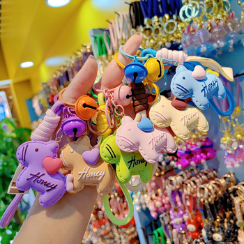 Privjesak od smole s ponijem u obliku srca, akrilni privjesak, za ključe automobila, dar