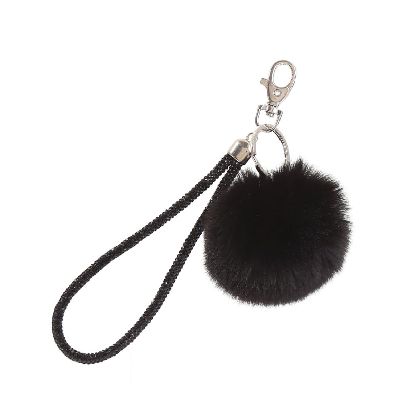 Plüss gömb kulcstartó, kulcstartó kiegészítő, anyaga plüss, egyedi csomagolás, modern minimalista stílus