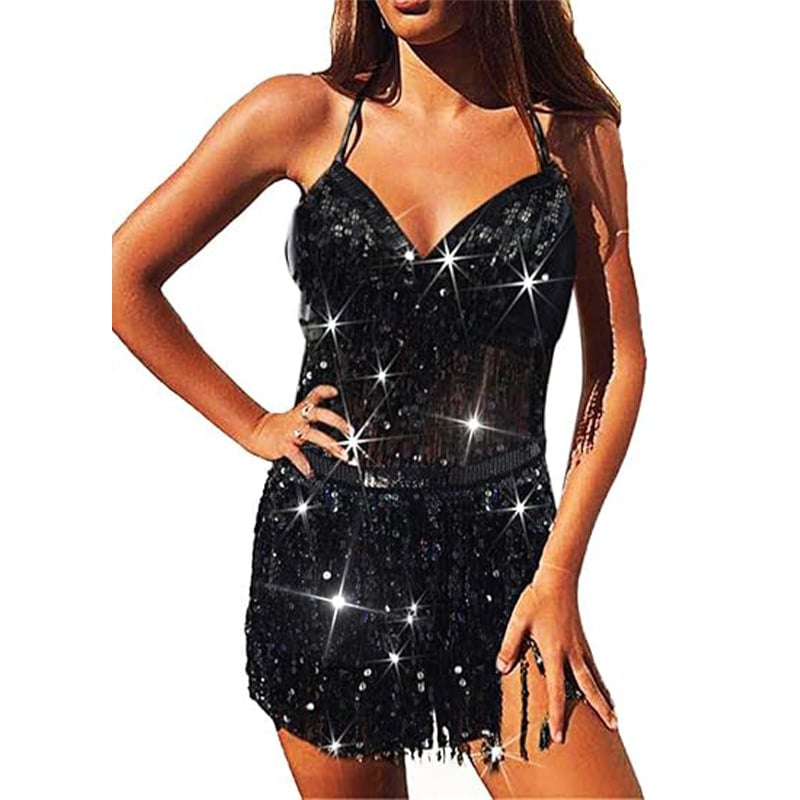 Set costum dans Belly Dance - Top paiete cu franjuri la talie, poliester, cod produs T074, primăvară 2026