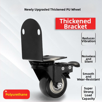 Ringing Roată direcțională din PU pentru valiză — rezistentă la uzură, suprafață din cauciuc, accesorii bagaje