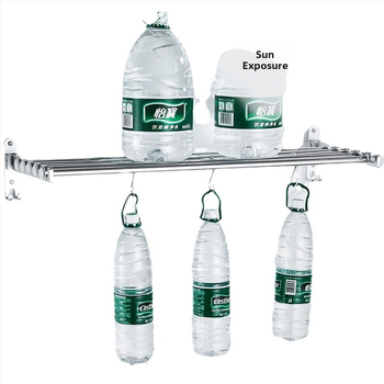 Стенно монтиран сгъваем сушилен прът за дрехи – алуминиева сплав, стил модерна простота, марка LGC