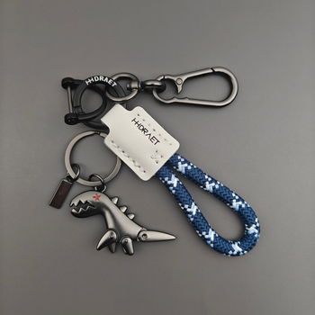 Aranyos rajzfilmszerű dinoszaurusz kulcstartó, uniszex, cinkötvözet, ajándékra kész