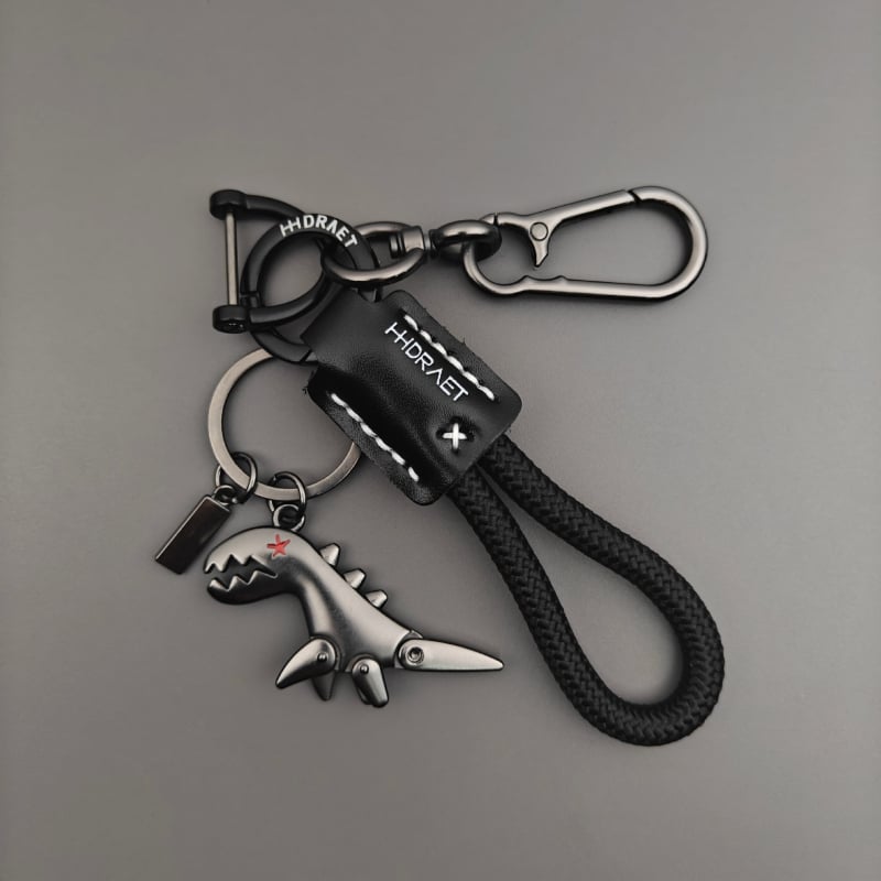 Aranyos rajzfilmszerű dinoszaurusz kulcstartó, uniszex, cinkötvözet, ajándékra kész