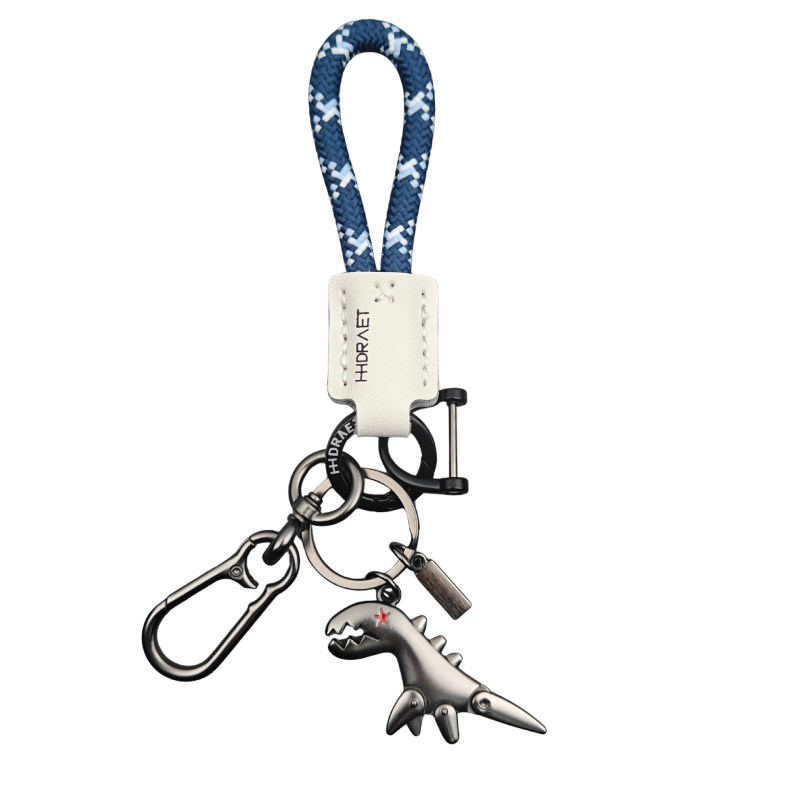 Aranyos rajzfilmszerű dinoszaurusz kulcstartó, uniszex, cinkötvözet, ajándékra kész