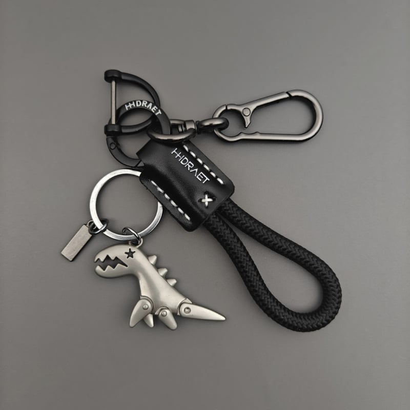 Aranyos rajzfilmszerű dinoszaurusz kulcstartó, uniszex, cinkötvözet, ajándékra kész