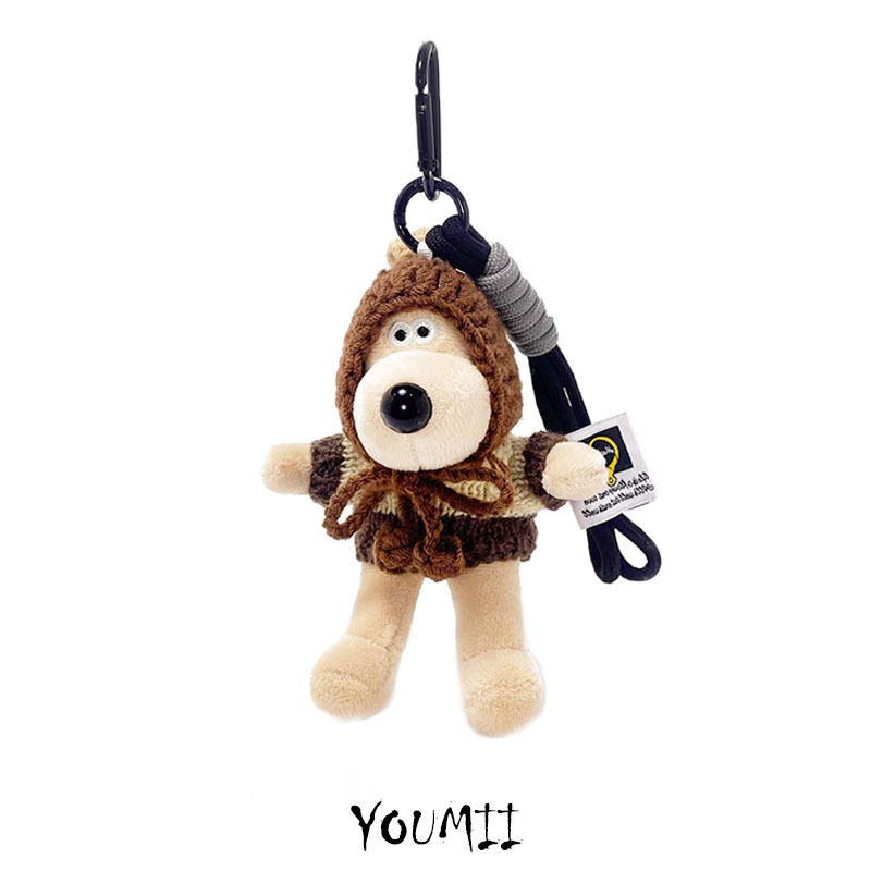 Мечеобразна плюшена висулка за чанта - карикатурен стил, декорация, зимно издание 2025