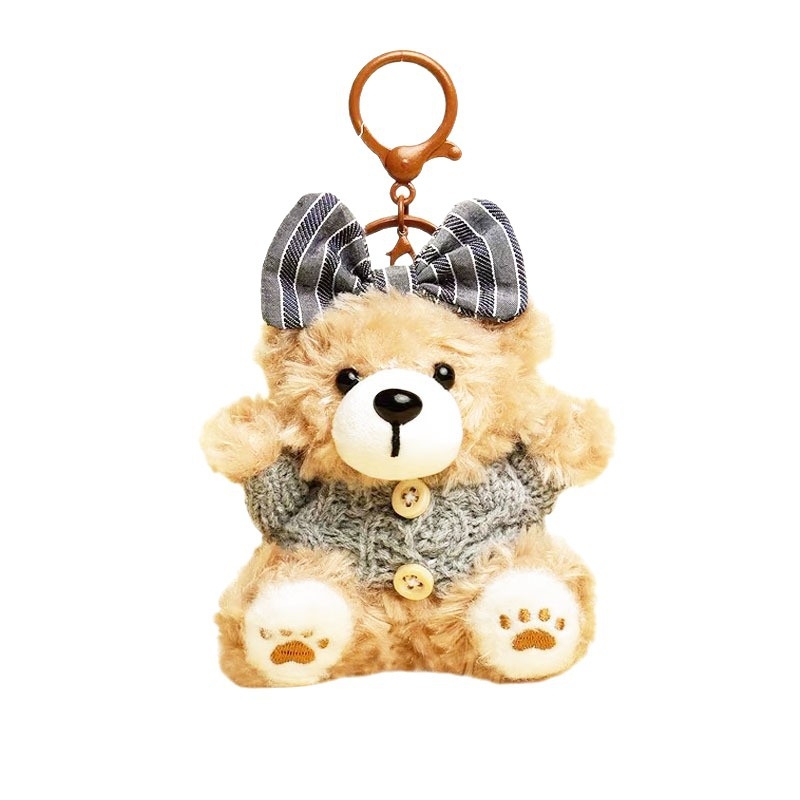 Мечеобразна плюшена висулка за чанта - карикатурен стил, декорация, зимно издание 2025