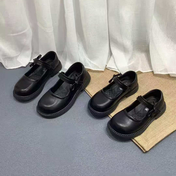 Gyerekeknek iskolai cipő, brit stílus, felsőrész mikrofibra bőrből, Velcro-zár, PU talpbetét, TPR talp