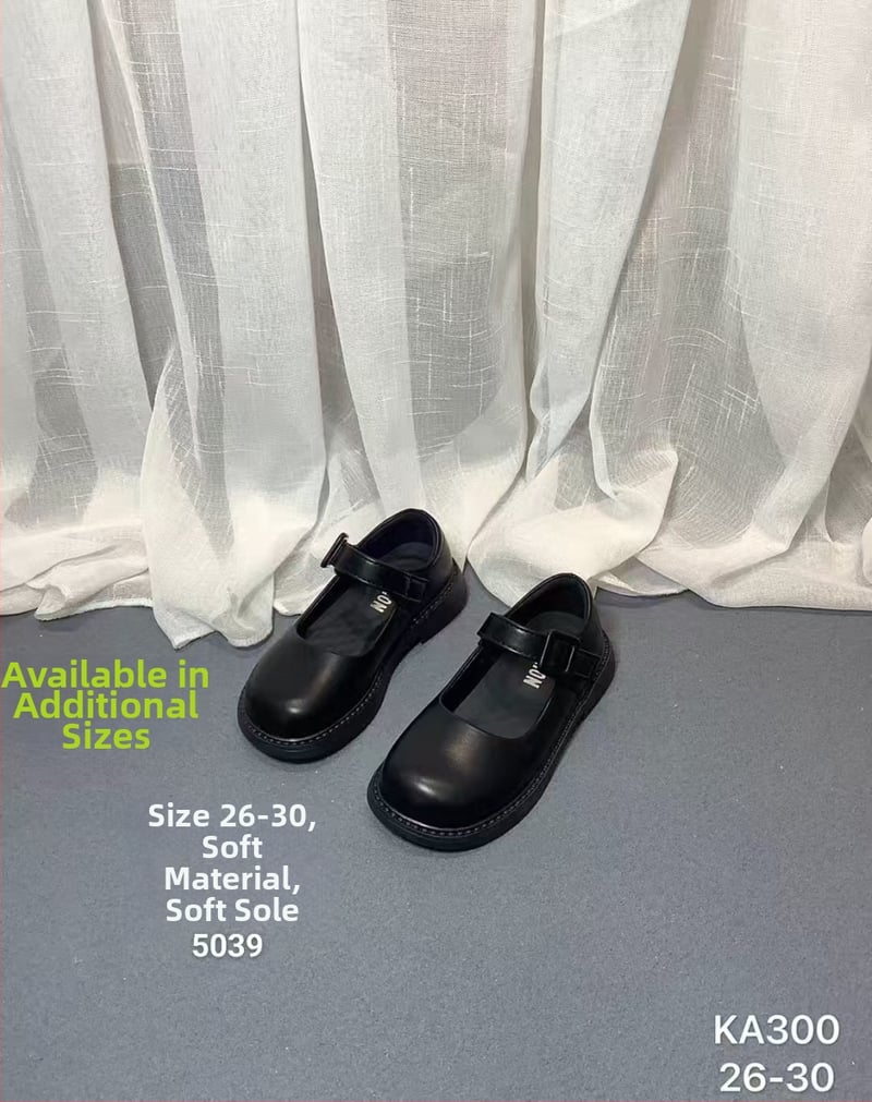 Gyerekeknek iskolai cipő, brit stílus, felsőrész mikrofibra bőrből, Velcro-zár, PU talpbetét, TPR talp